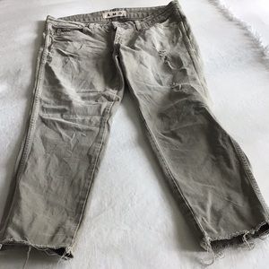 AMO army green jeans